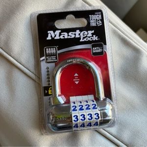 Brand New Master Lock 4 Digit Combination Lock